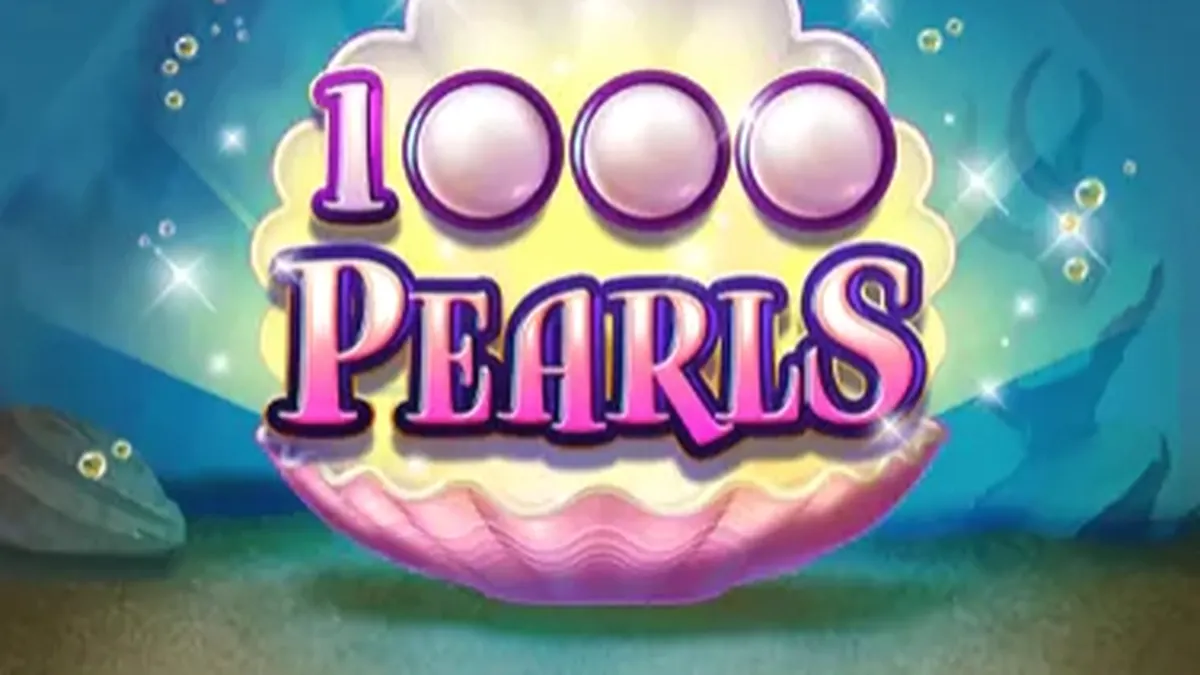 Slot 1000 Pearls com tema subaquático e pérolas brilhantes